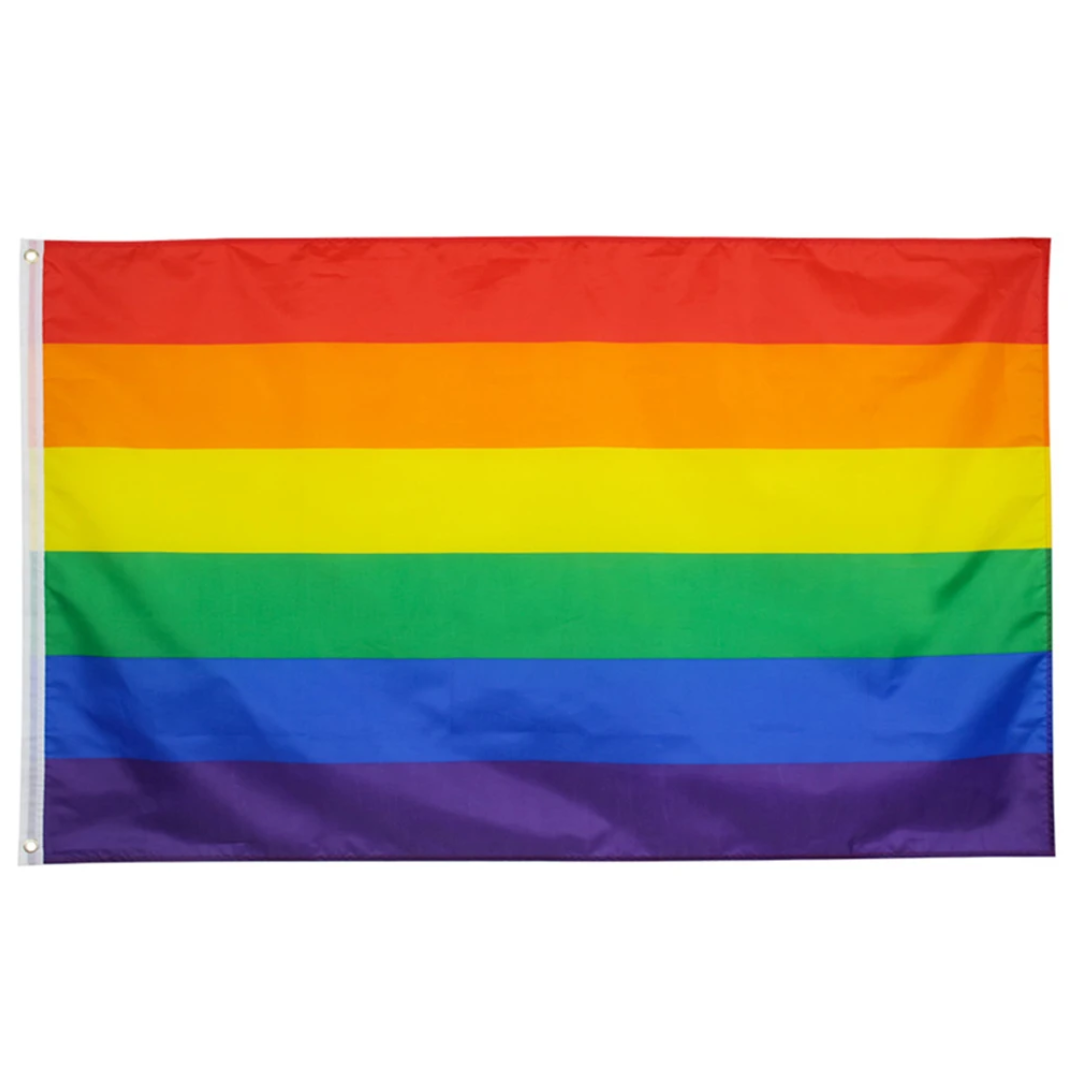 Large Rainbow Pride Flag