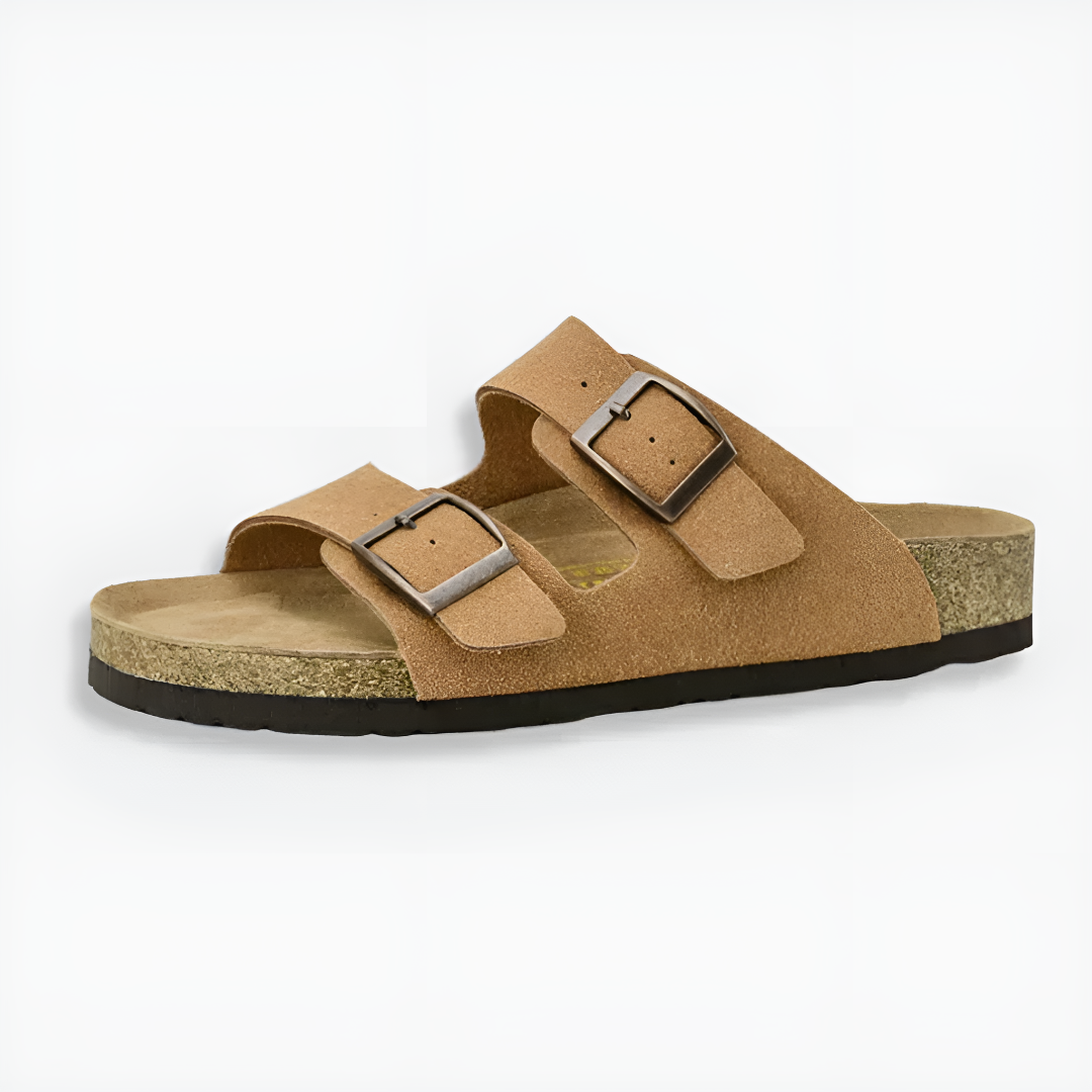 Double-Strap Cork Sandals for Men