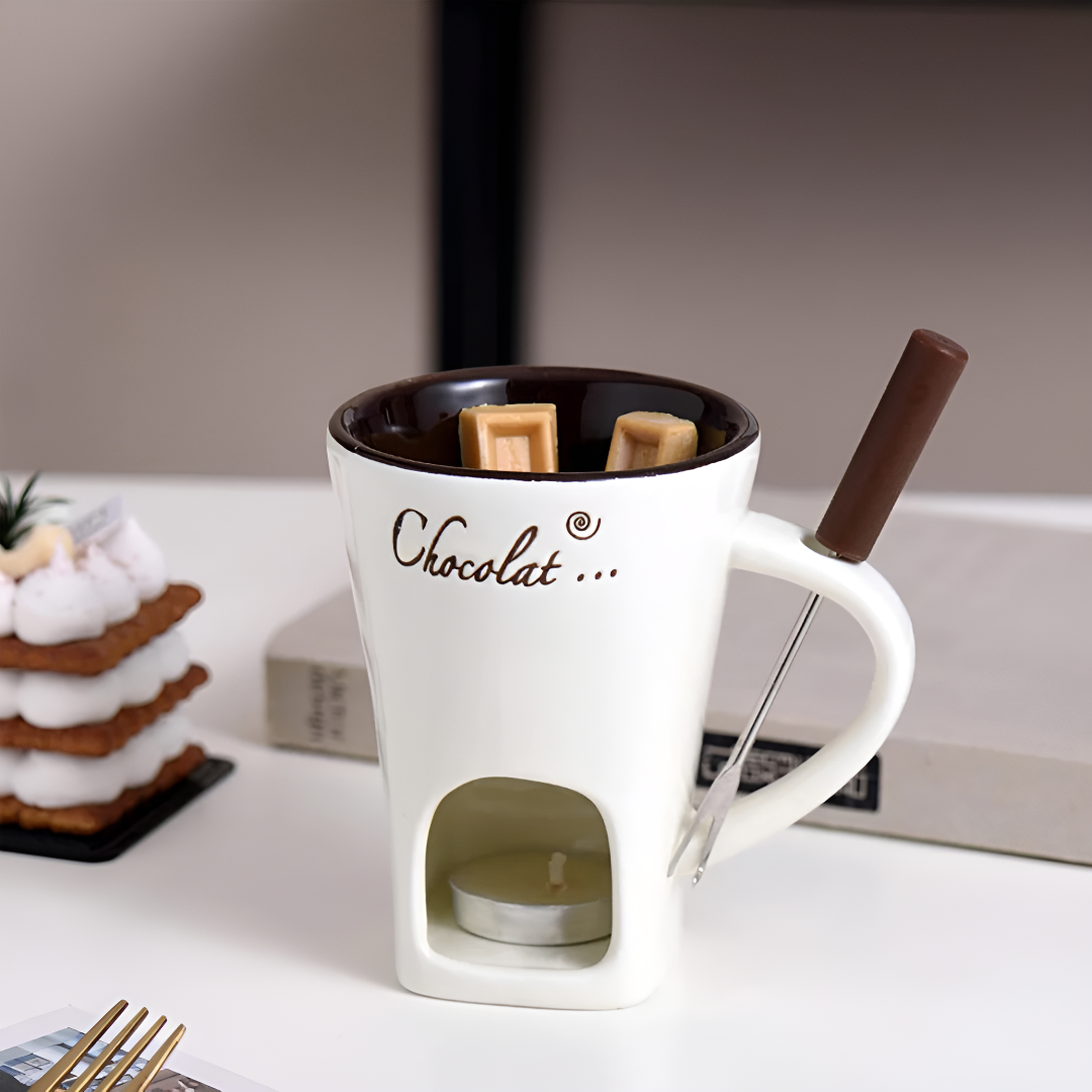 Personal Chocolate Fondue Mug Set