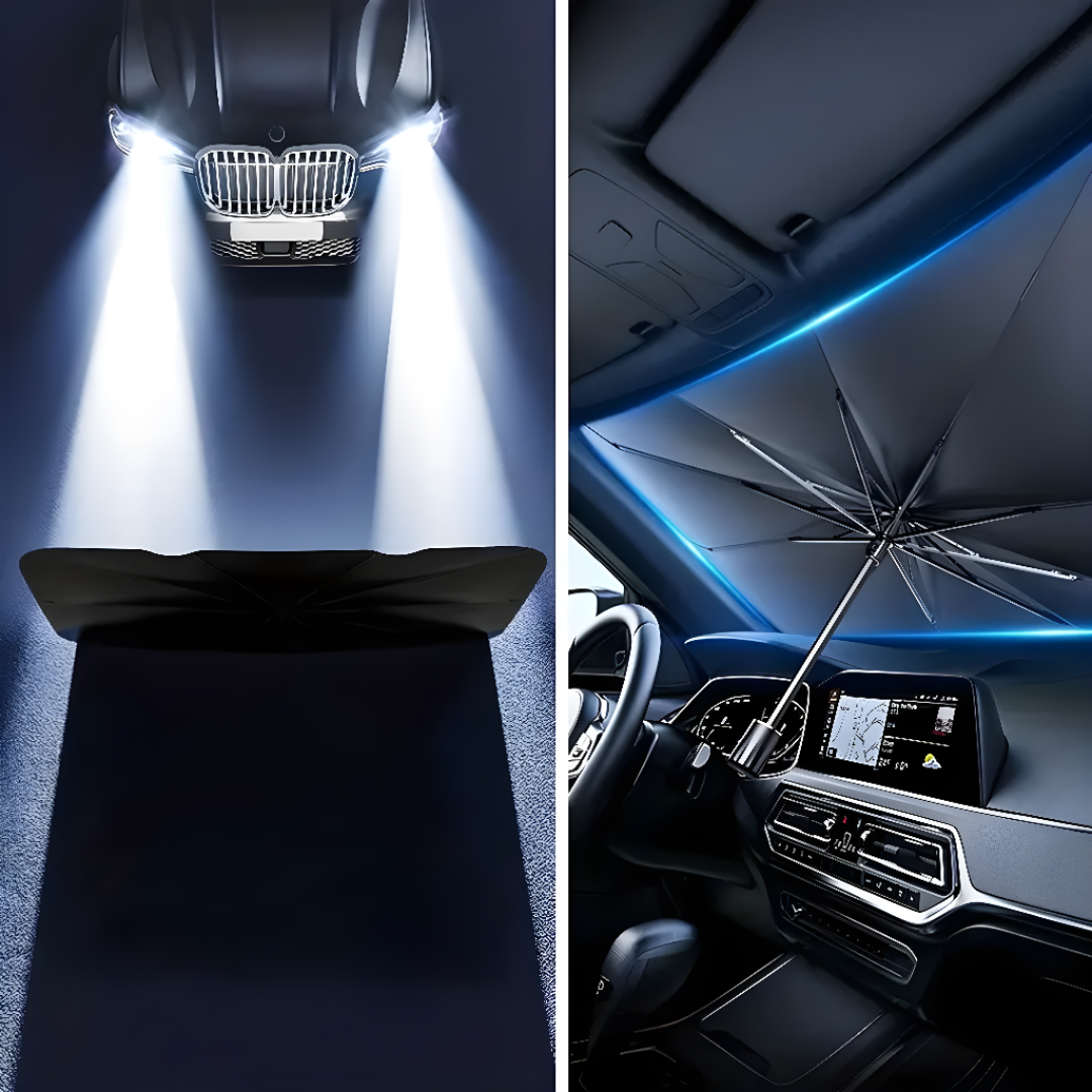 Foldable Windshield Sun Visor Umbrella for Cars