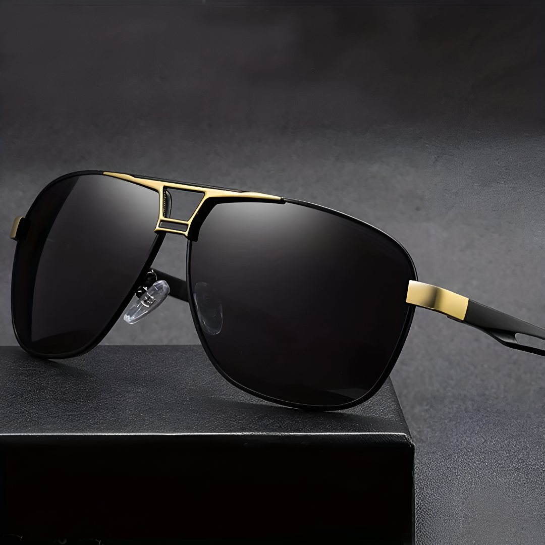 Premium Mirrored Metal Performance Sunglasses for Men