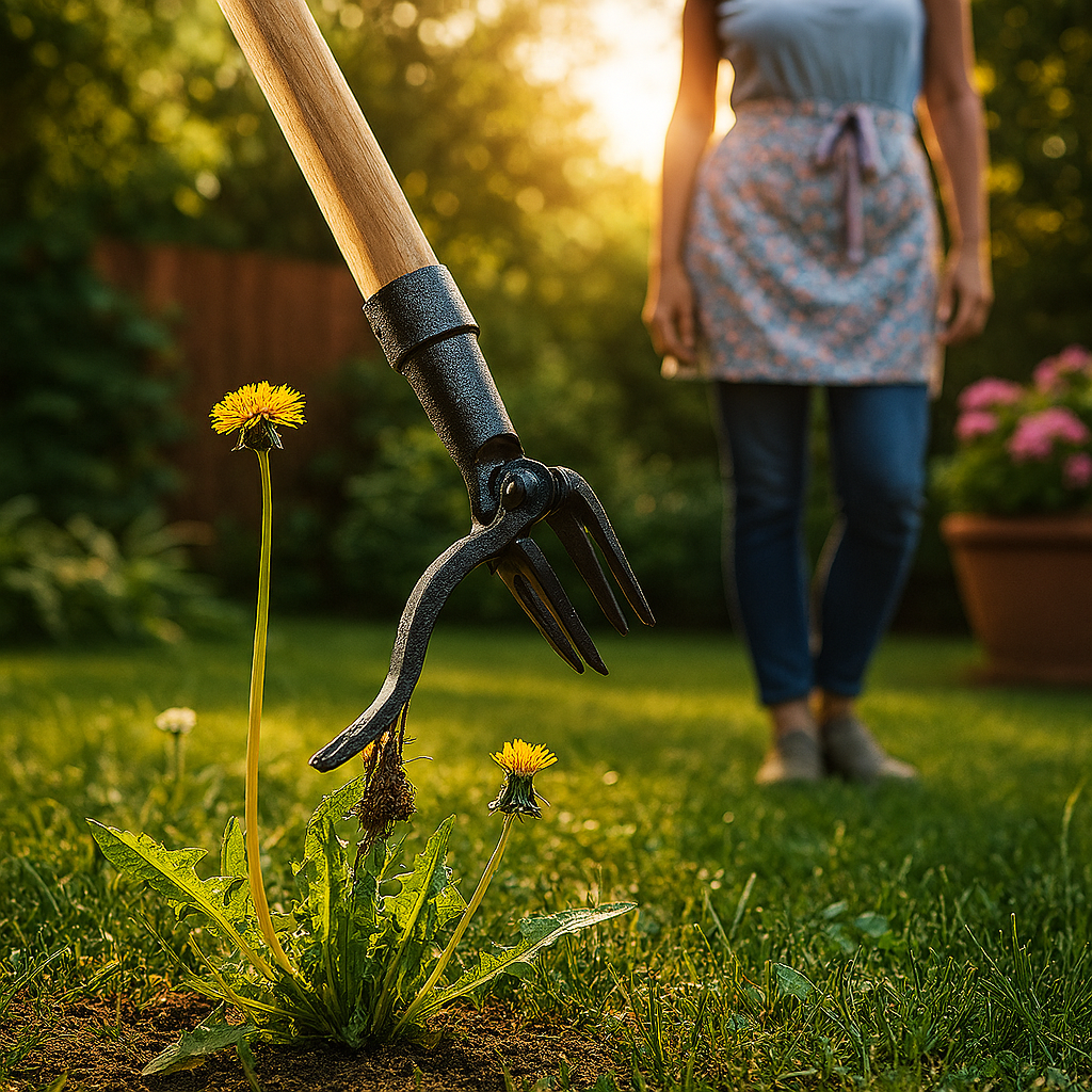 Weed Puller Tool With Long Handle – Stand Up Claw Design