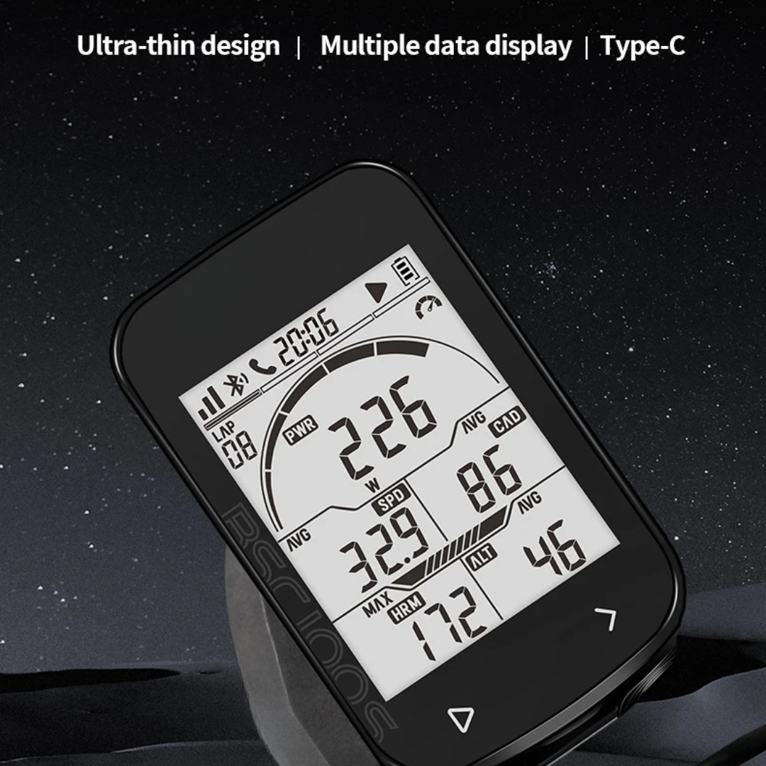 GPS Bike Computer Wireless Speedometer