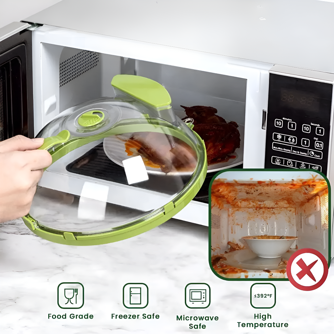 Microwave Food Cover with Steam Vent