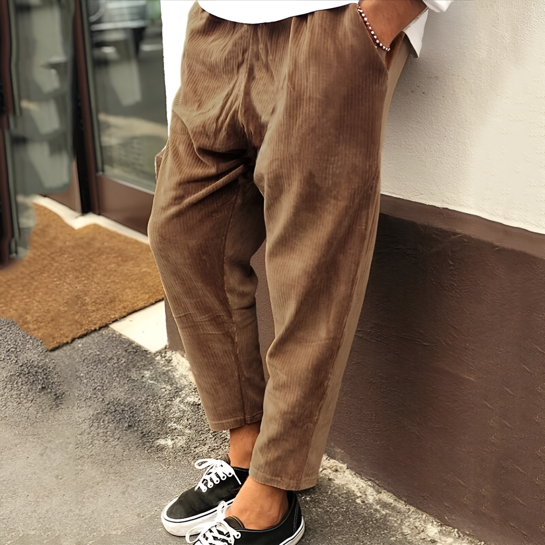 Casual Loose Corduroy Trousers for Men