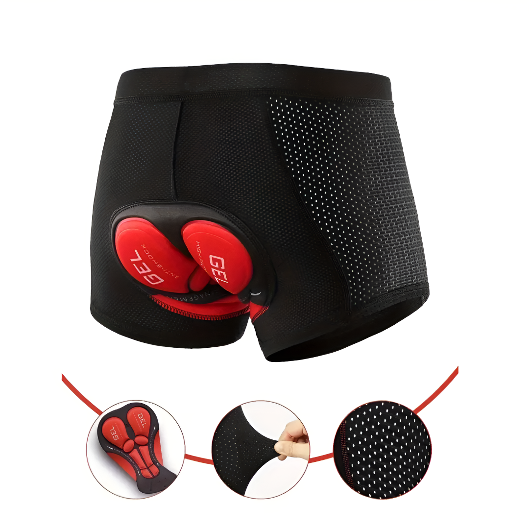 Gel-Padded Slim Fit Cycling Pants for Men