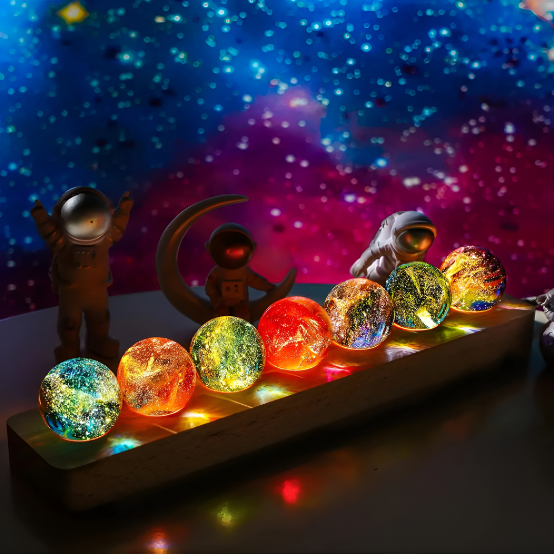 Solar System Crystal Ball Lights