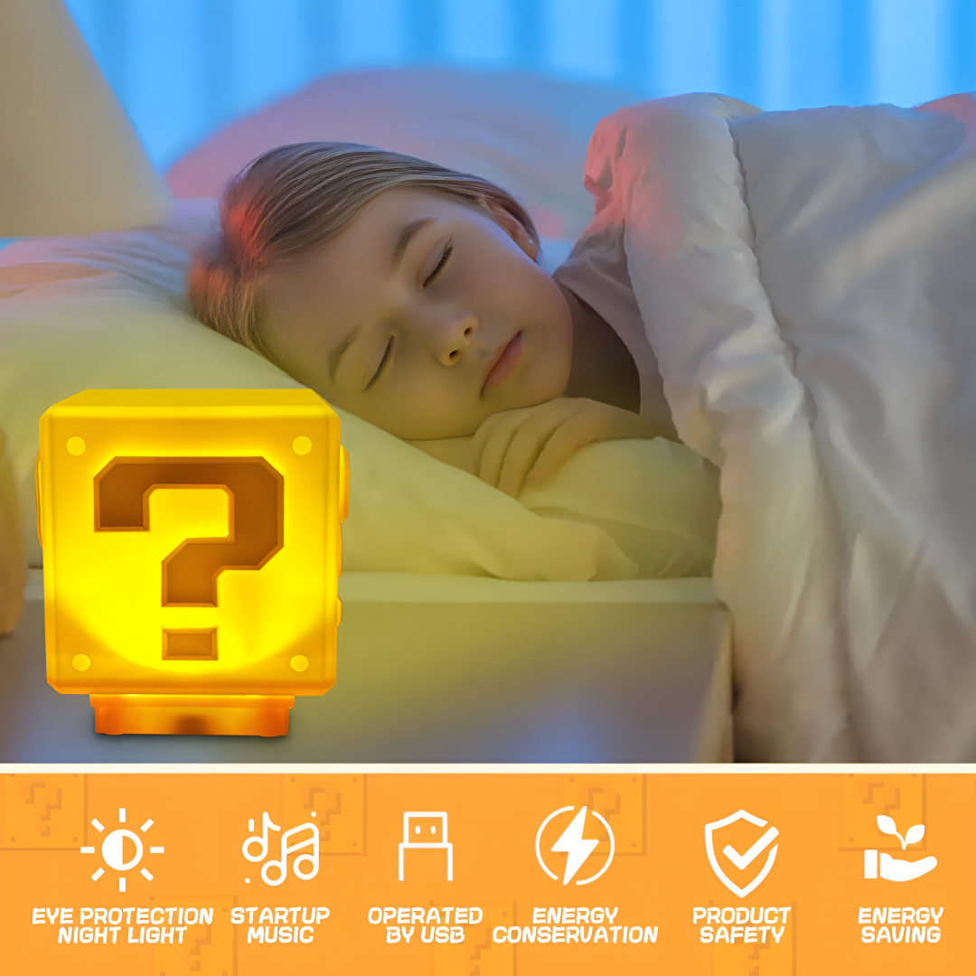 Mario Question Block Night Light