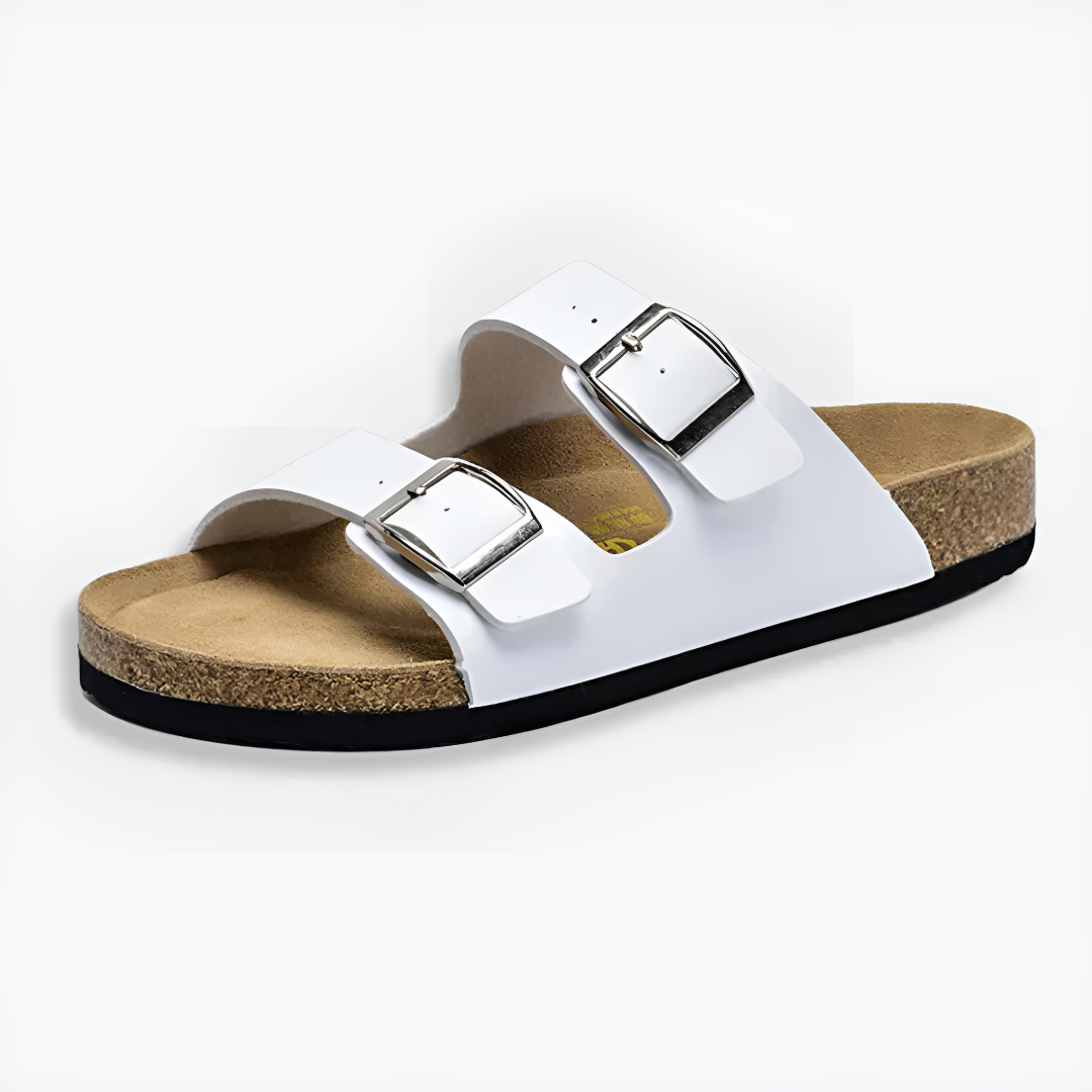 Double-Strap Cork Sandals for Men