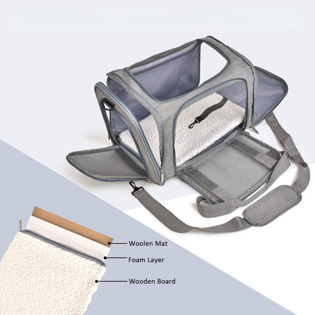 TSA Approved Small Pet Carrier for Cats and Dogs