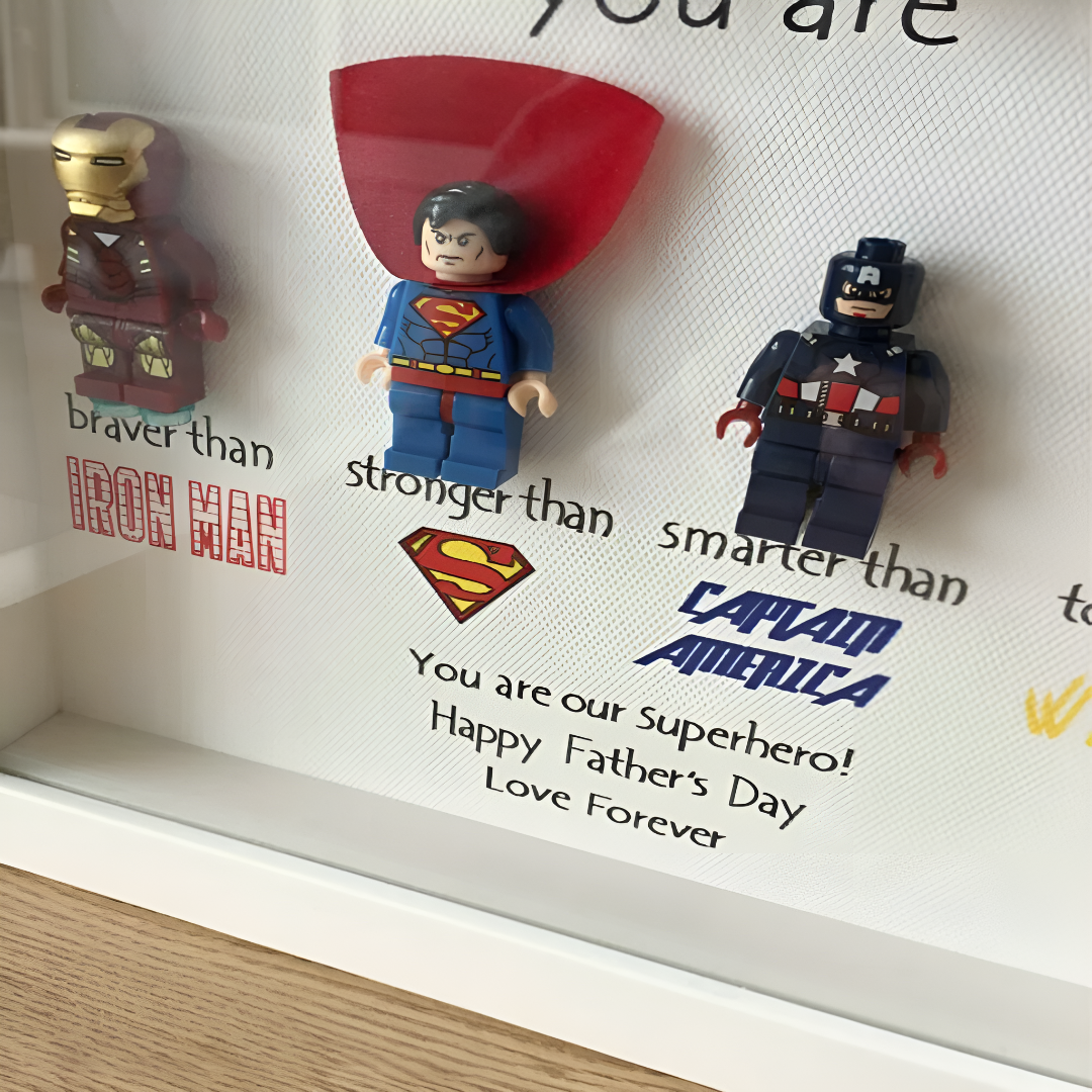 Superhero Dad Photo Frame