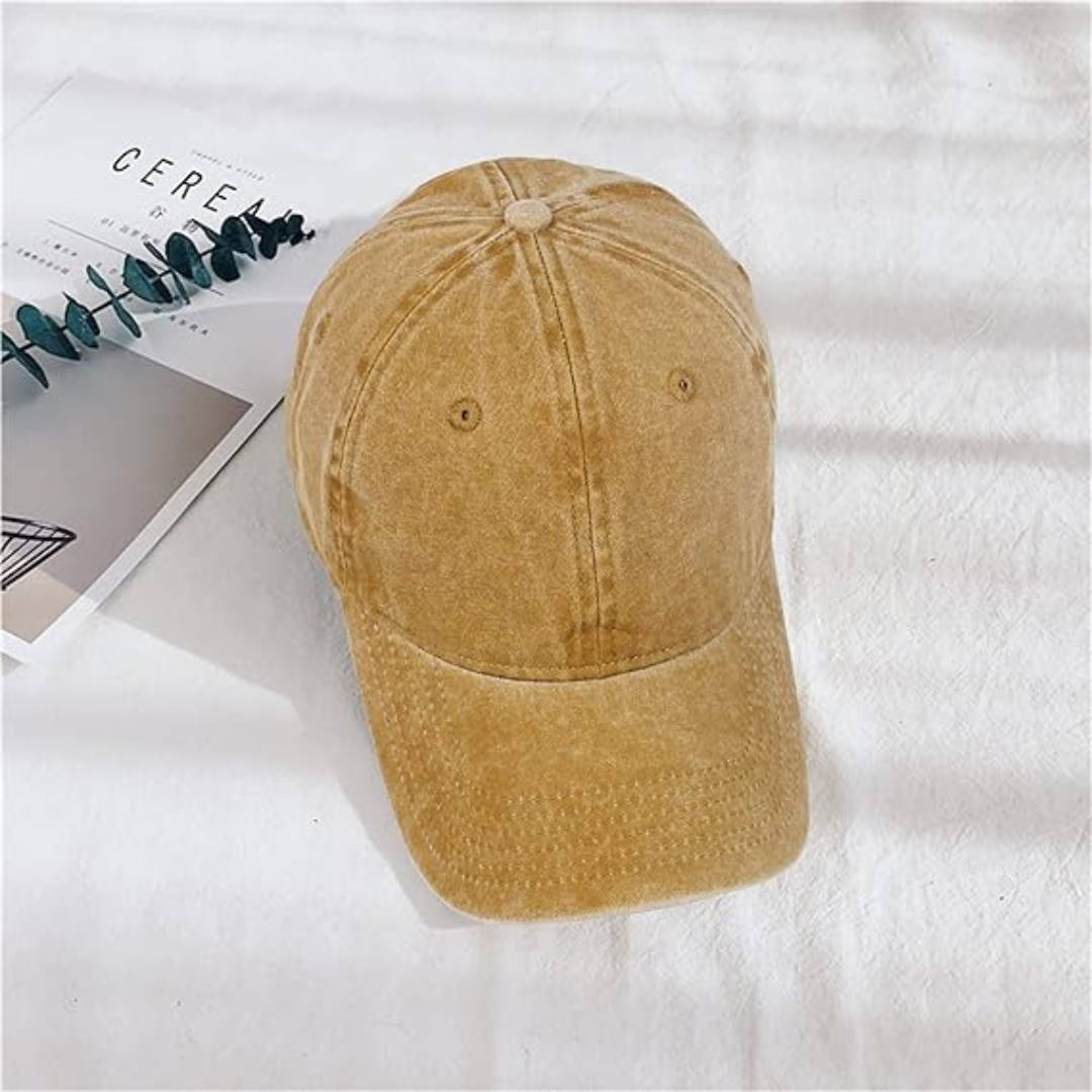 Vintage Washed Cotton Baseball Cap