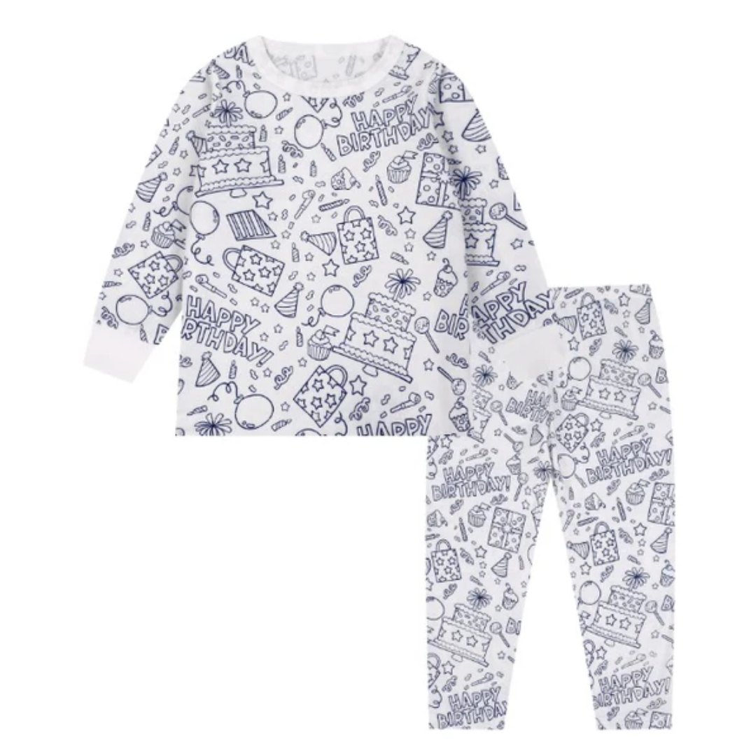 DIY Coloring Pajamas for Kids