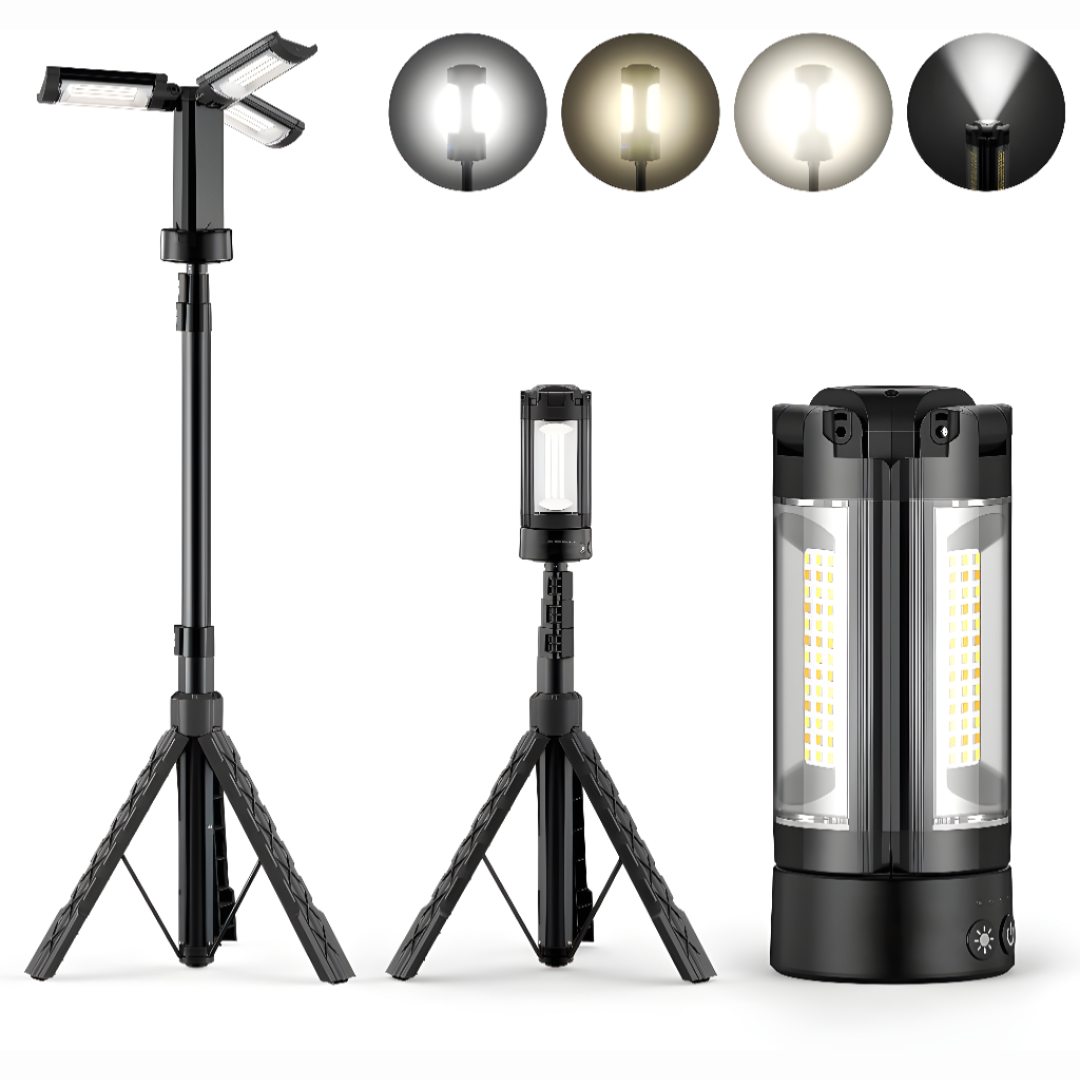 Rechargeable LED Camping Light Stand