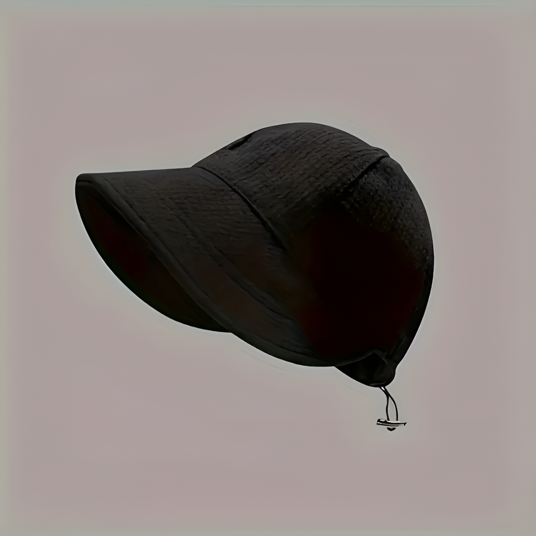 Elegant Textured Foldable Sun Hat for Women