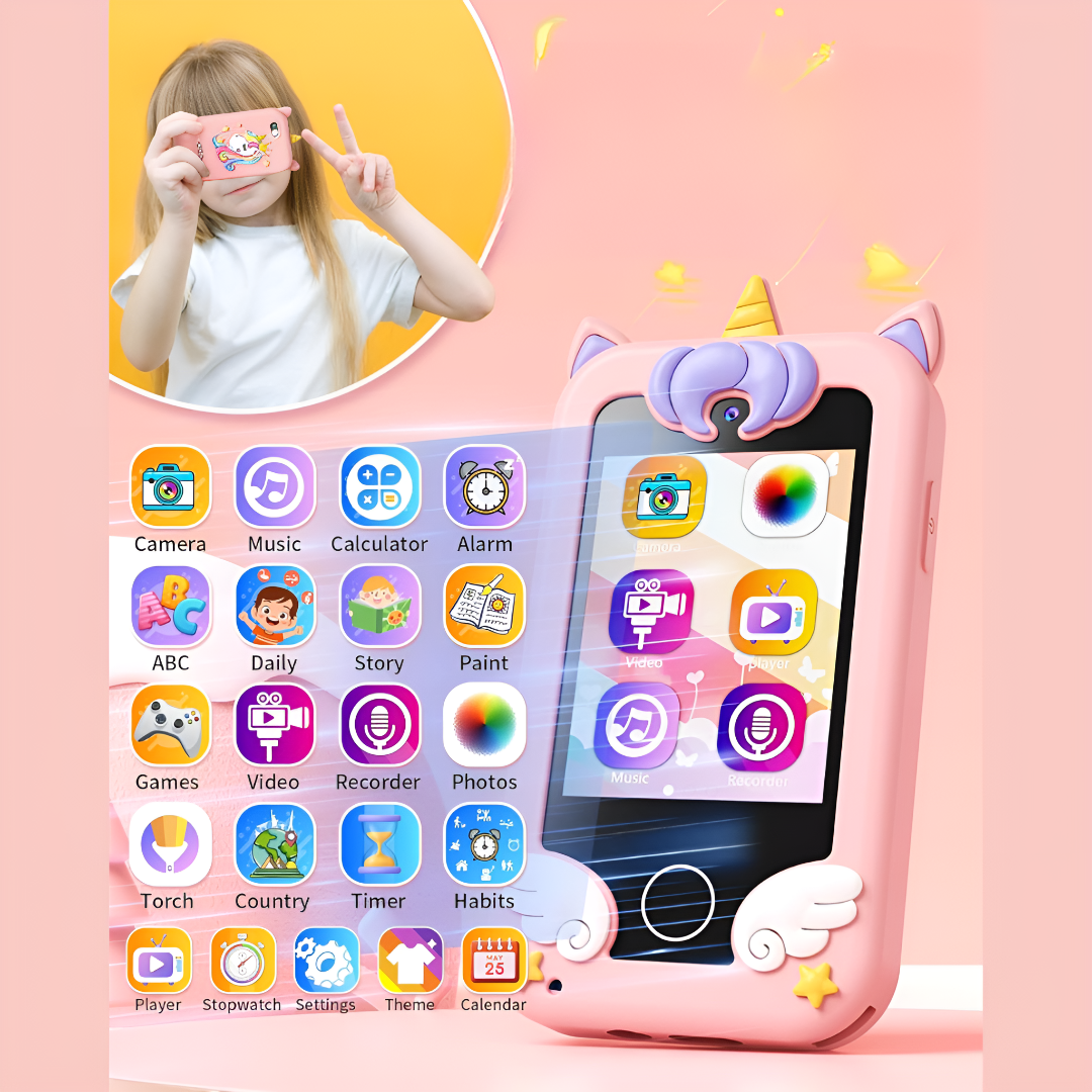 Interactive Touchscreen Learning Phone Toy for Kids
