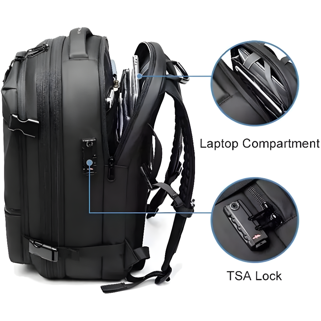 Compression Travel Backpack with TSA Lock