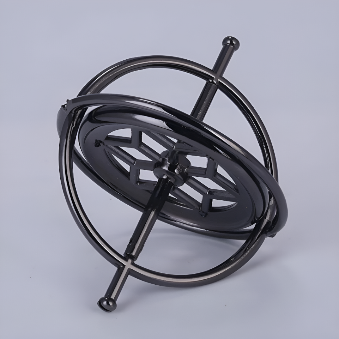 Vintage Gyroscope Toy Spinner – Precision Balance Desk Display