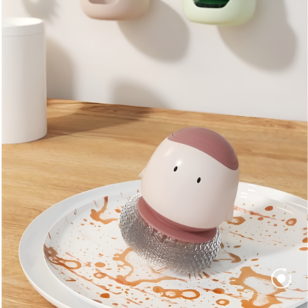 Soap Dispensing Dish Scrub Brush