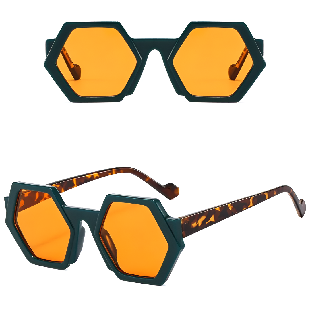 Trendy Geometric Statement Sunglasses for Women