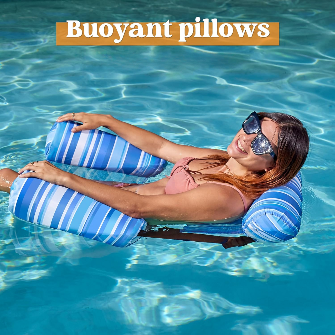 Heavy Duty Inflatable Floating Lounge Chairs for Kids and Adults