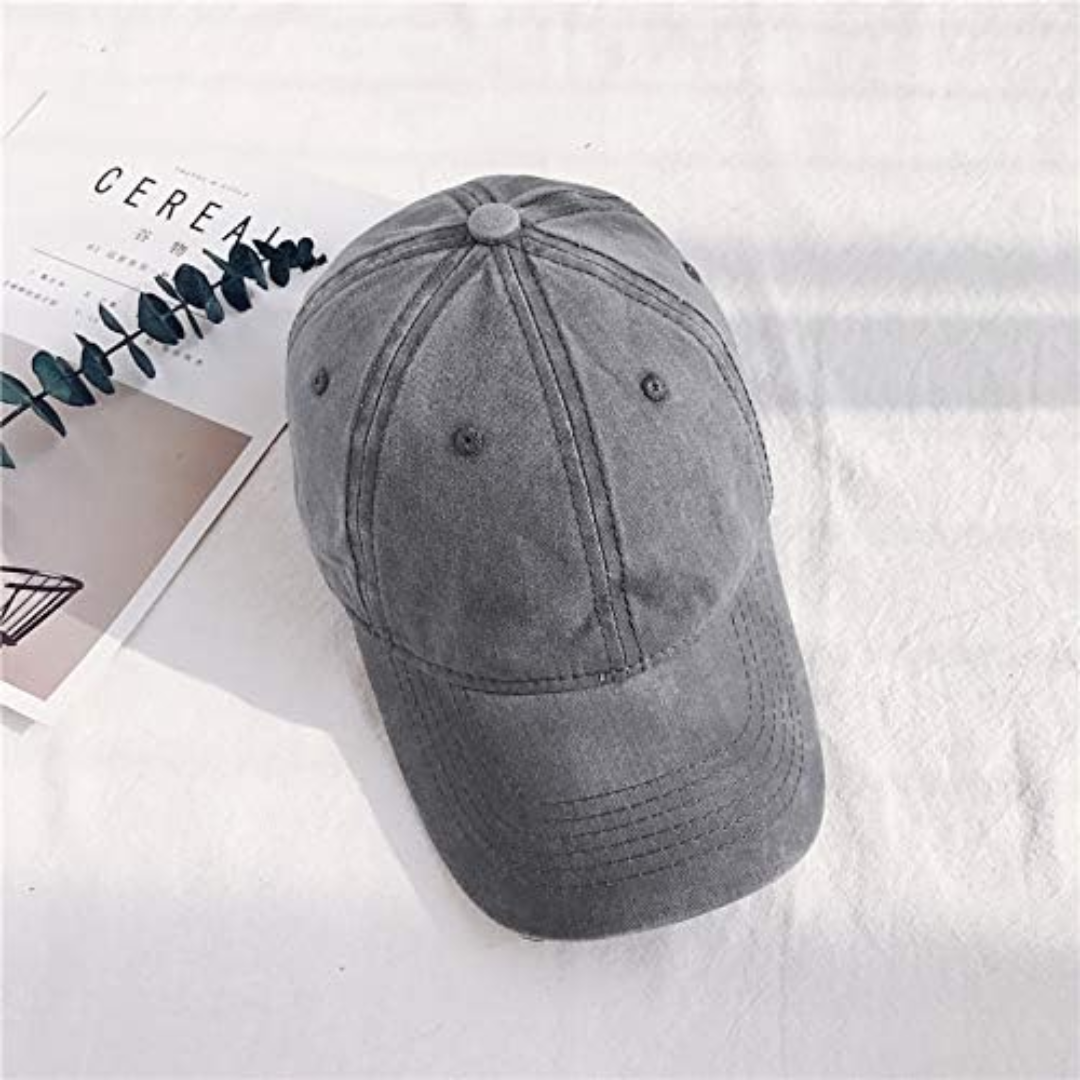 Vintage Washed Cotton Baseball Cap