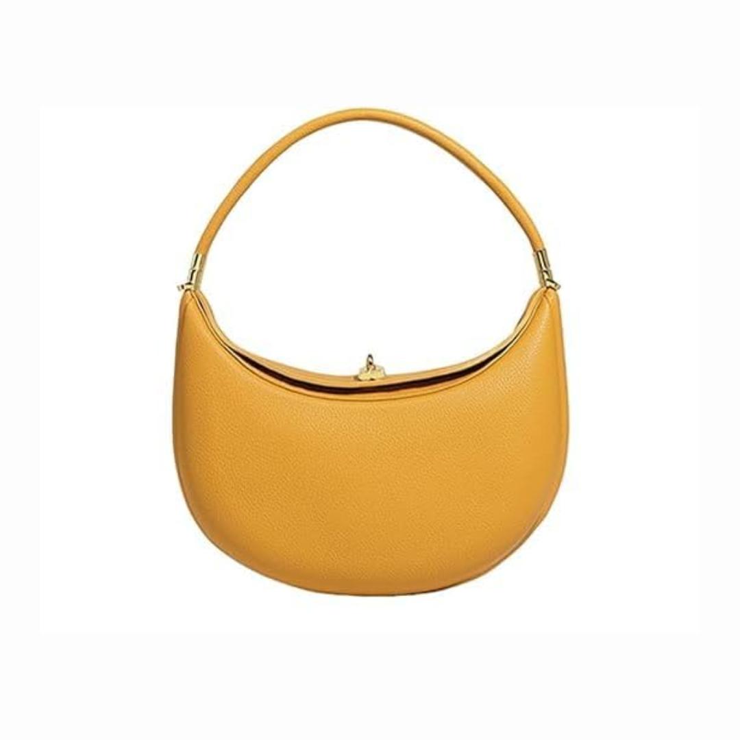 Crescent Crossbody Leather Purse