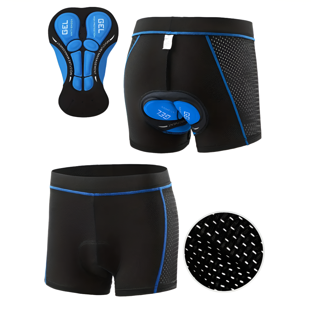Gel-Padded Slim Fit Cycling Pants for Men