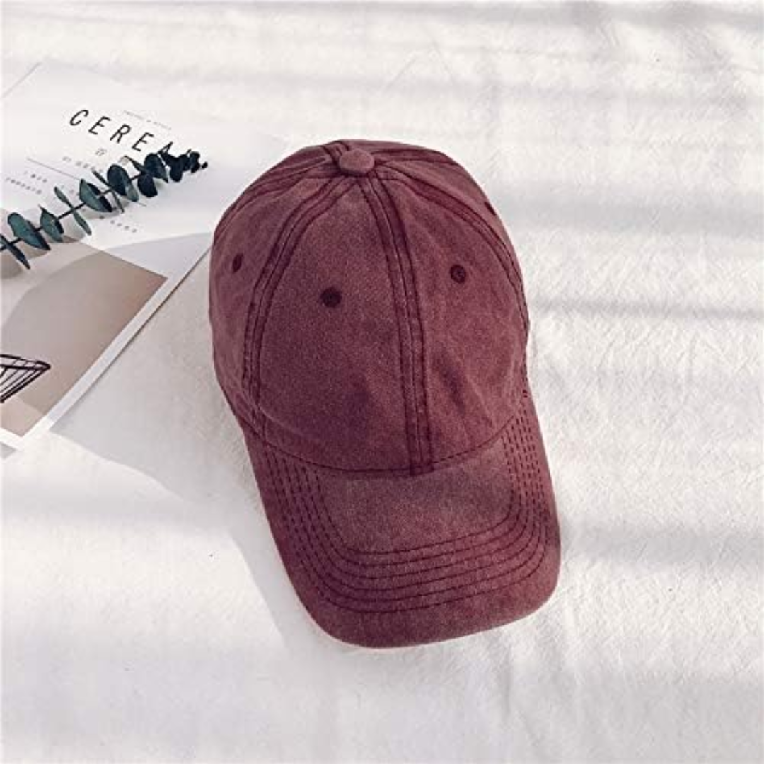 Vintage Washed Cotton Baseball Cap