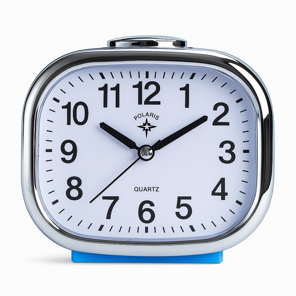 Alarm Clock — Silent Analog Table Clock