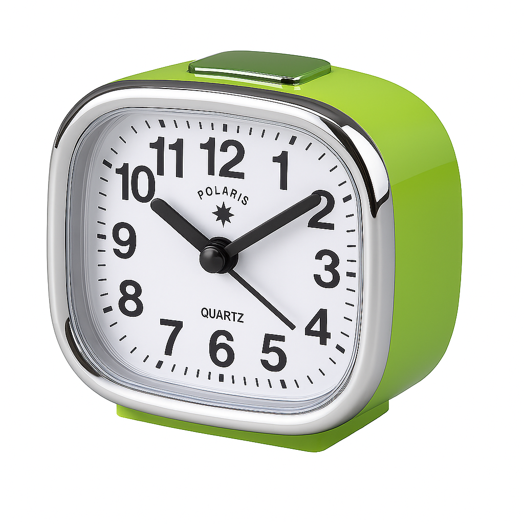 Alarm Clock — Silent Analog Table Clock