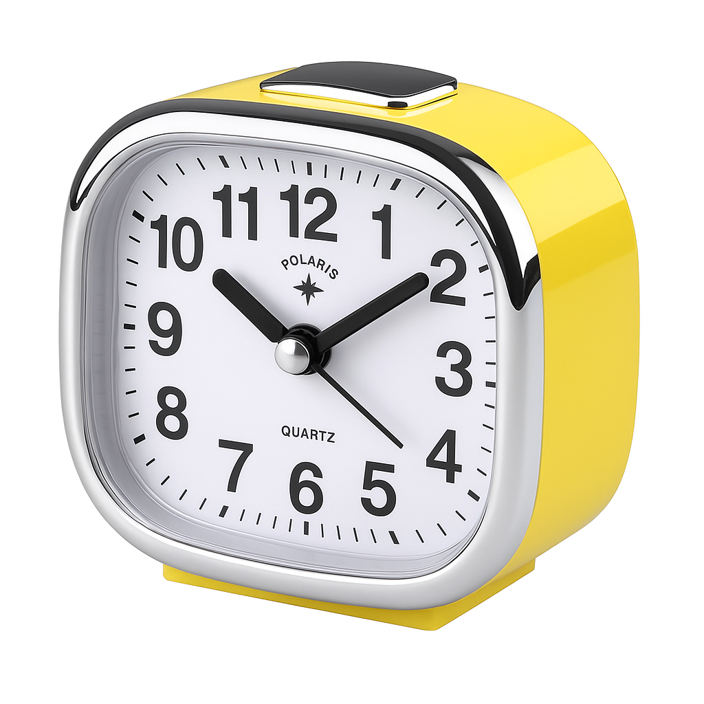 Alarm Clock — Silent Analog Table Clock