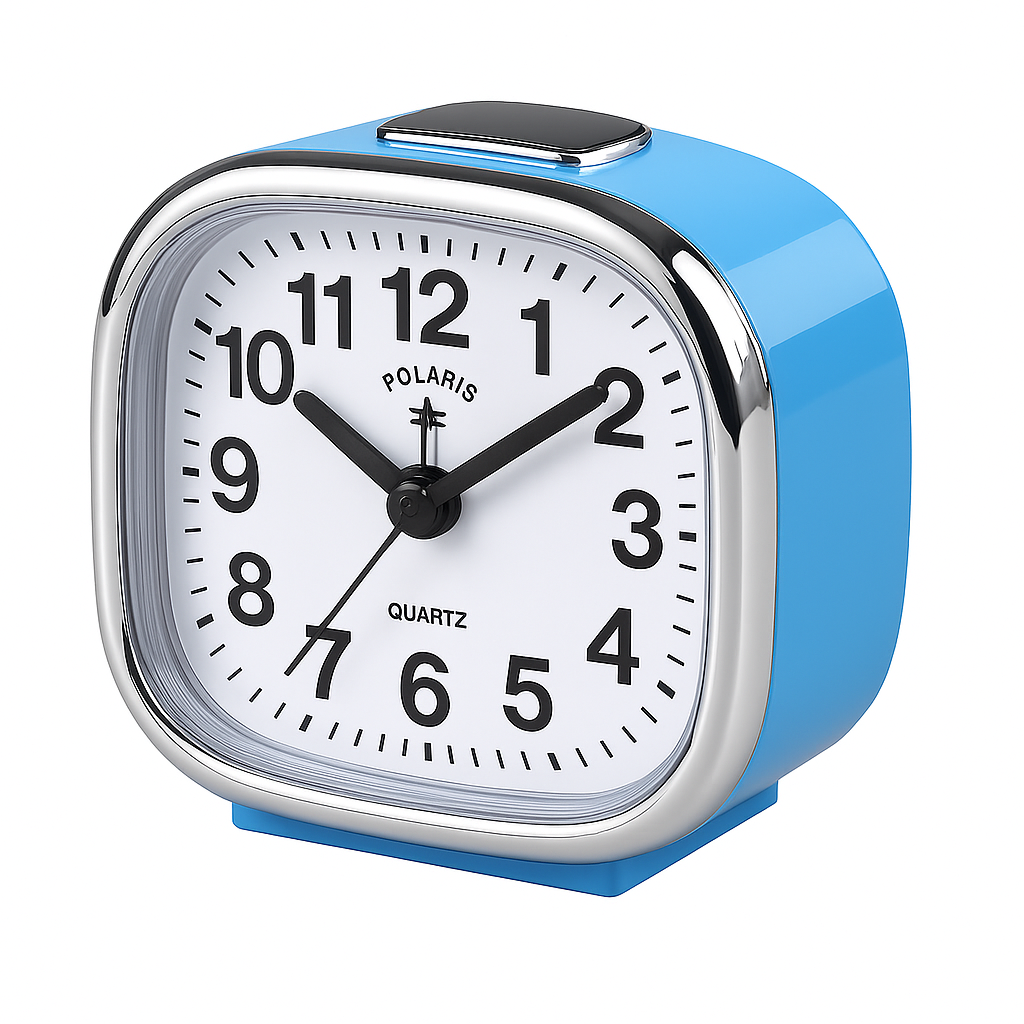 Alarm Clock — Silent Analog Table Clock