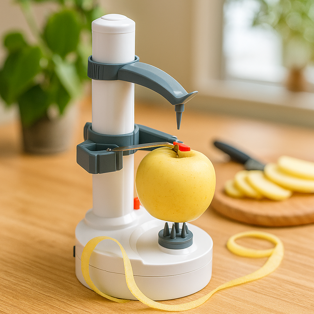 Automatic Fruit Peeler for Apples, Potatoes & More