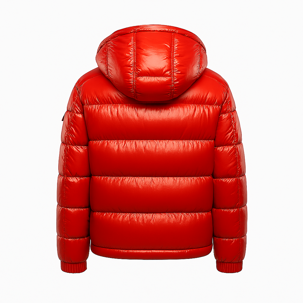 Black Puffer Jacket – Men’s Winter Hooded Coat