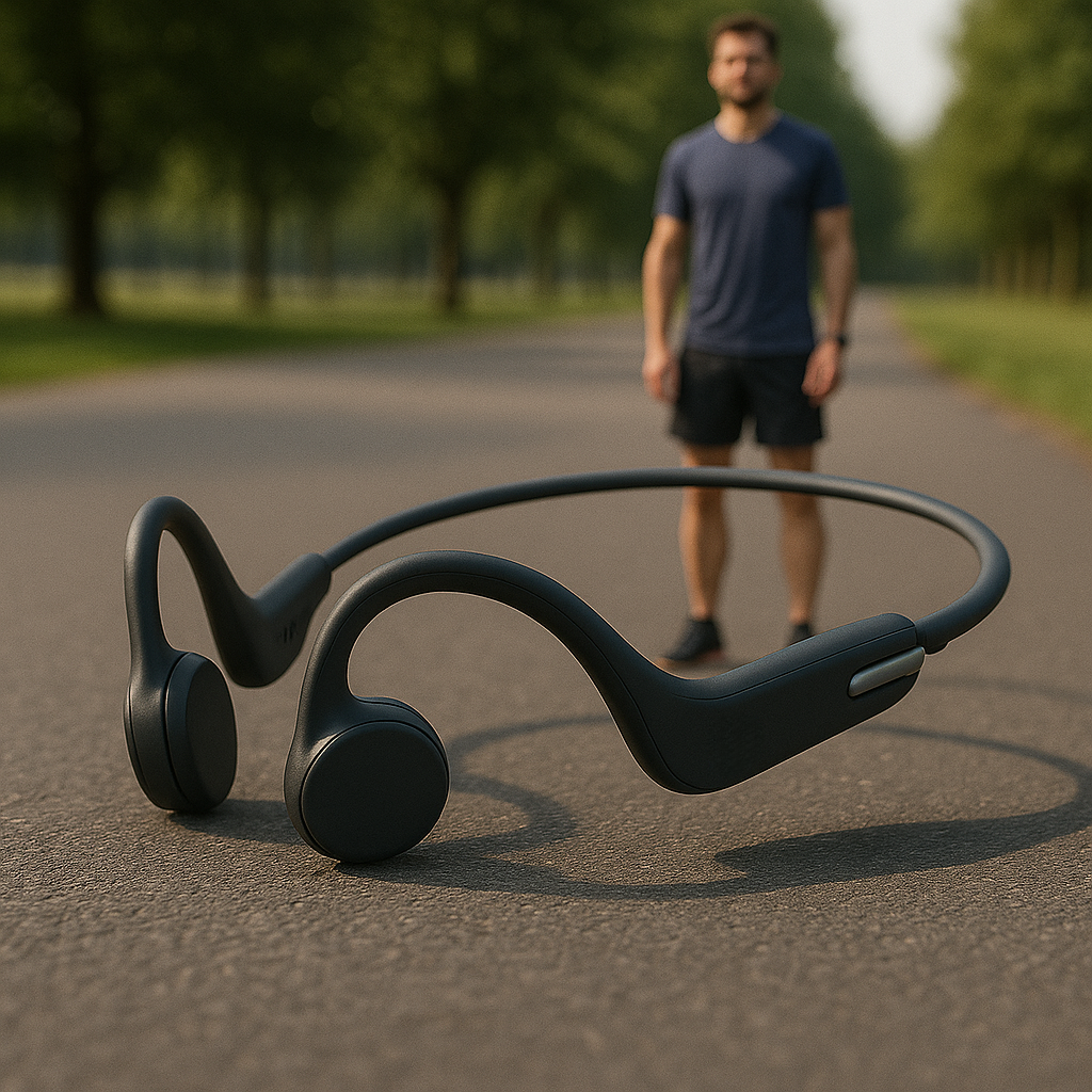 Bone Conduction Headphones - Wireless Open-Ear Sport Earphones