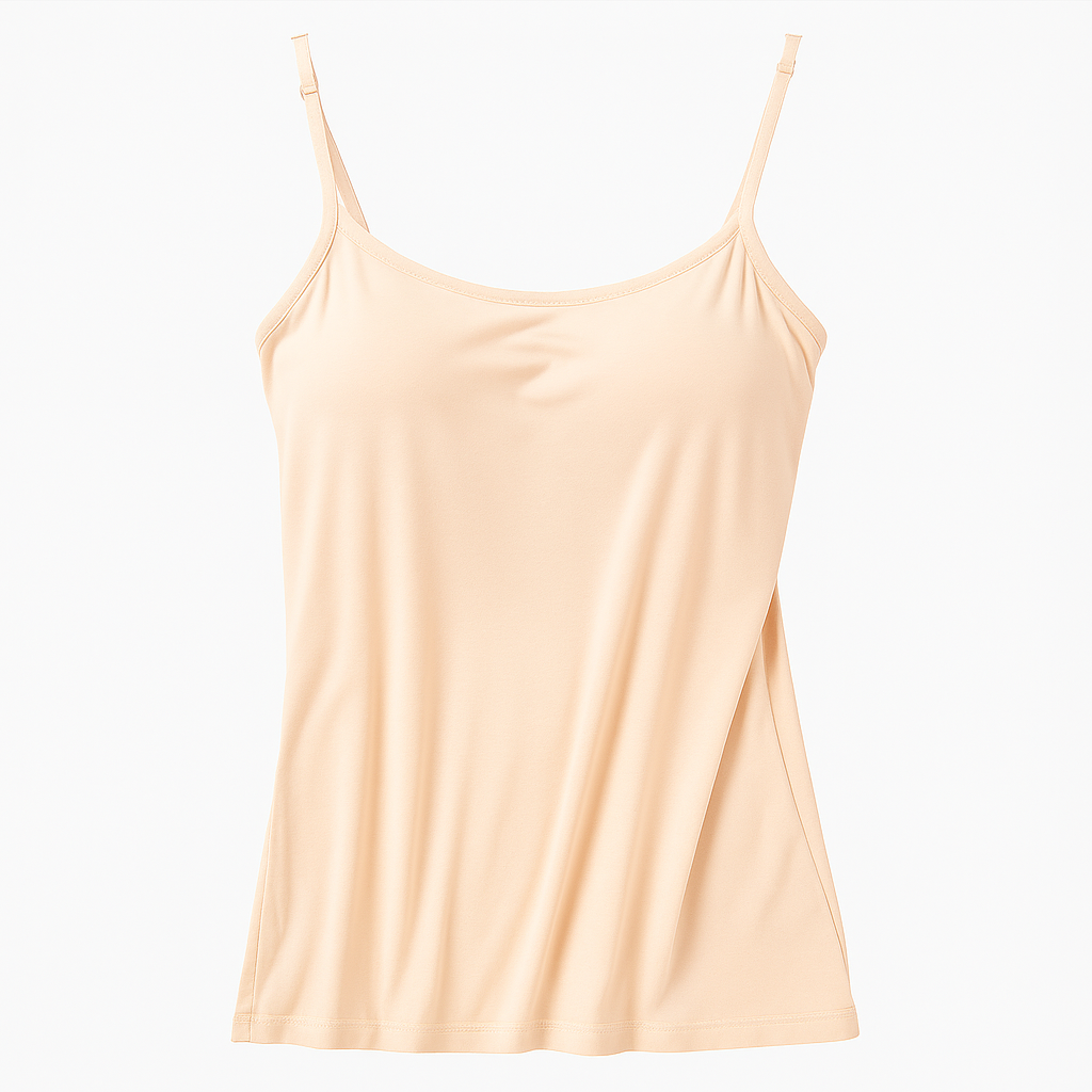 Camisole with Built-In Bra β Adjustable Strap Cami Top