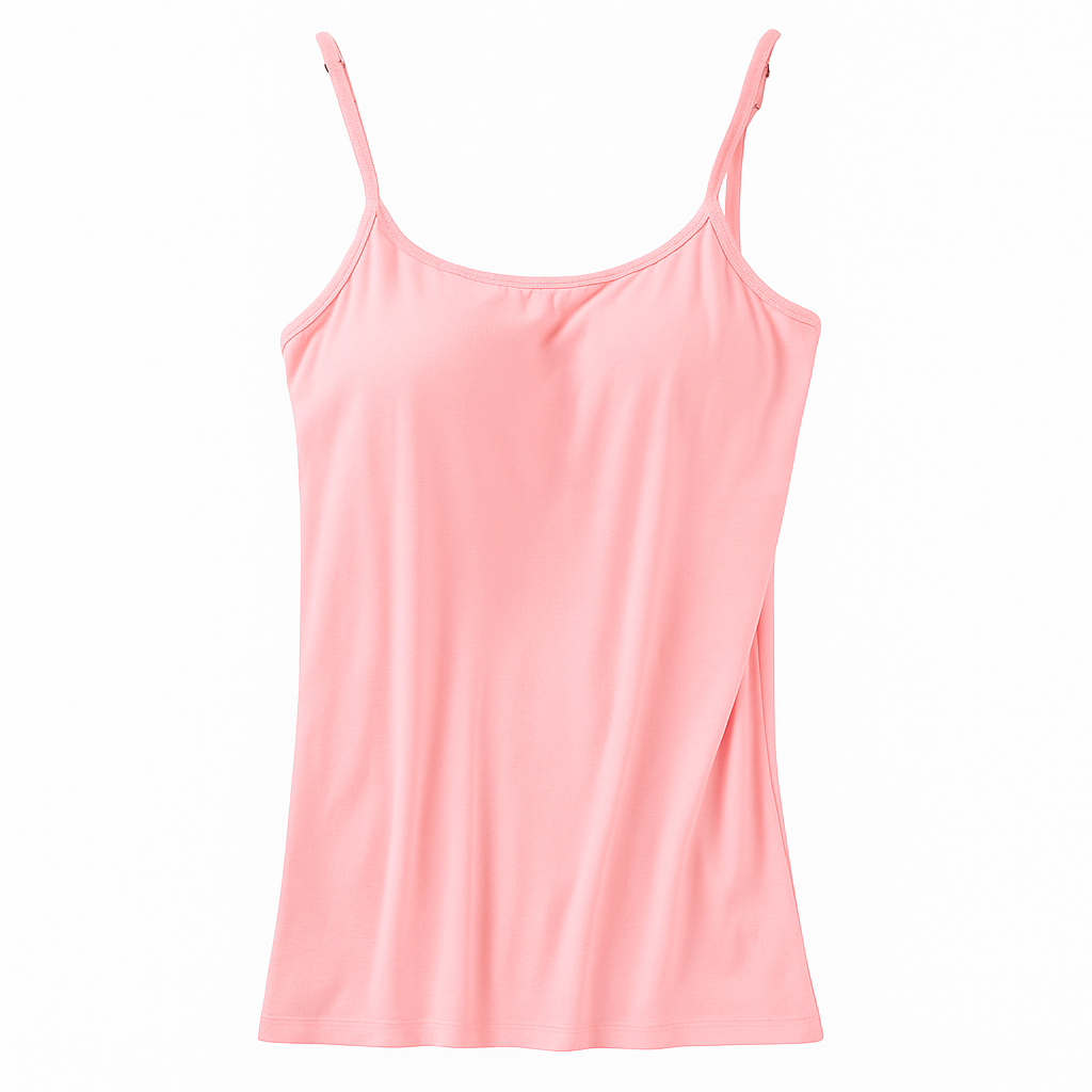 Camisole with Built-In Bra β Adjustable Strap Cami Top