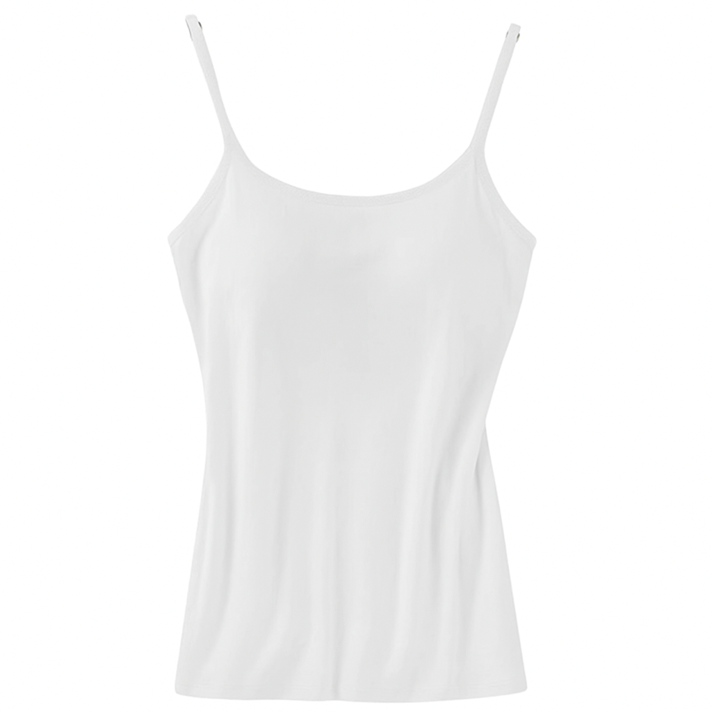 Camisole with Built-In Bra β Adjustable Strap Cami Top