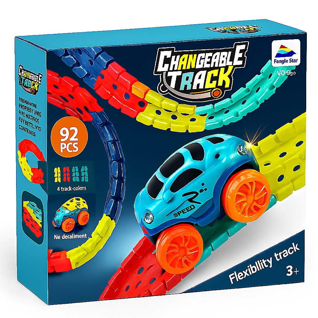 Car Track Toy — Flexible Racing Loop Set
