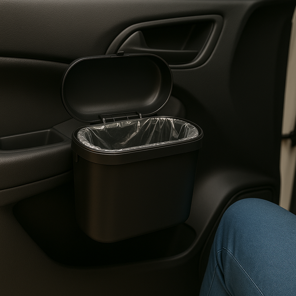Car Trash Can – Compact Hanging Auto Garbage Bin