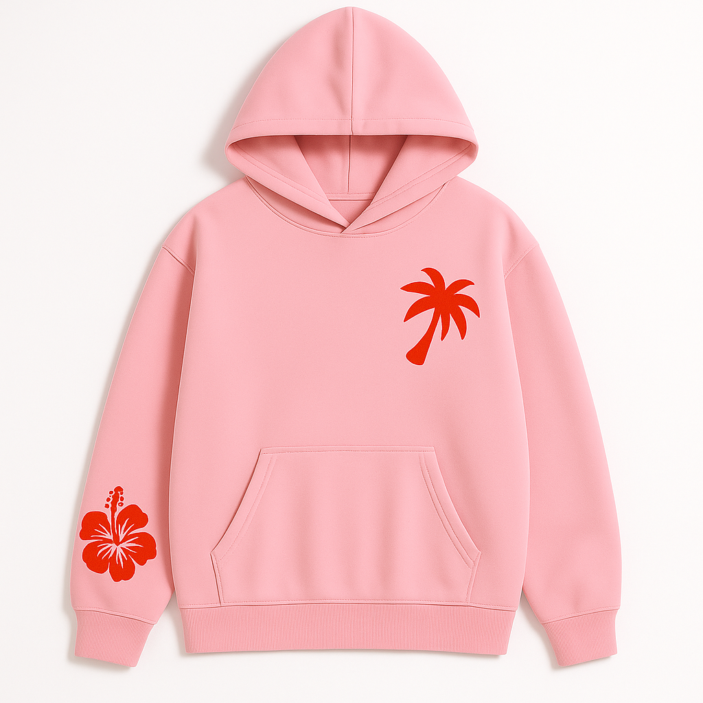 Casual Embroidered Hoodie Stylish Pullover For Women
