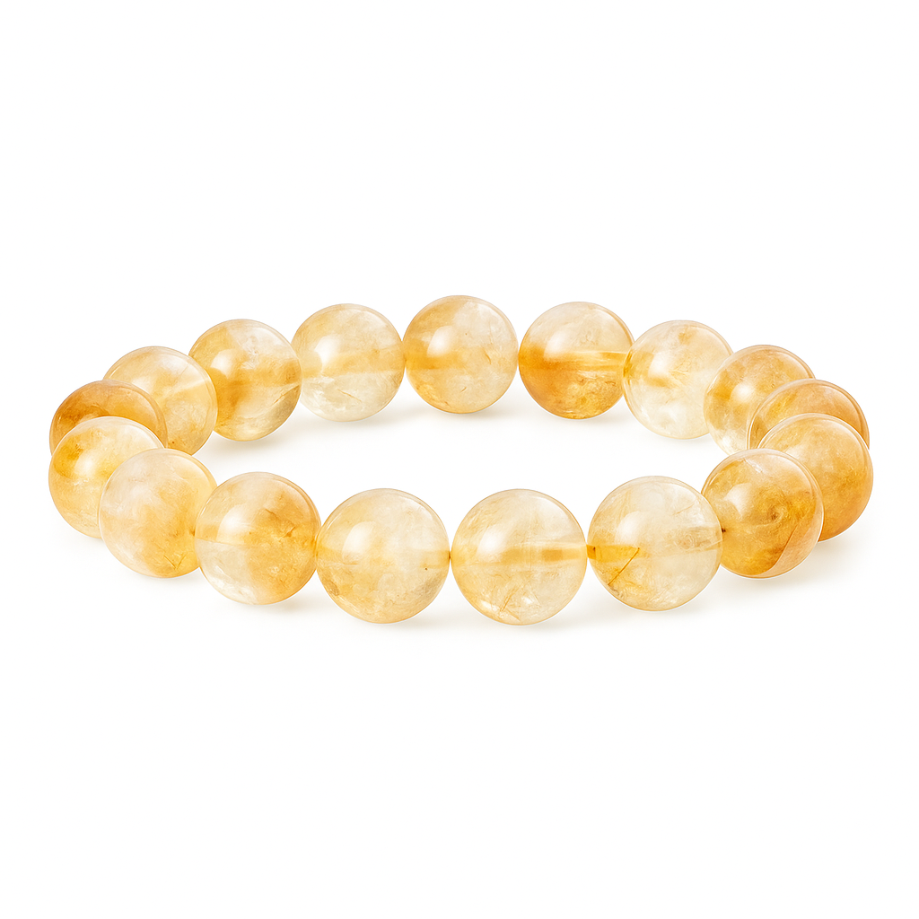 Citrine Crystal Bracelet – Natural Gemstone Jewelry for Women