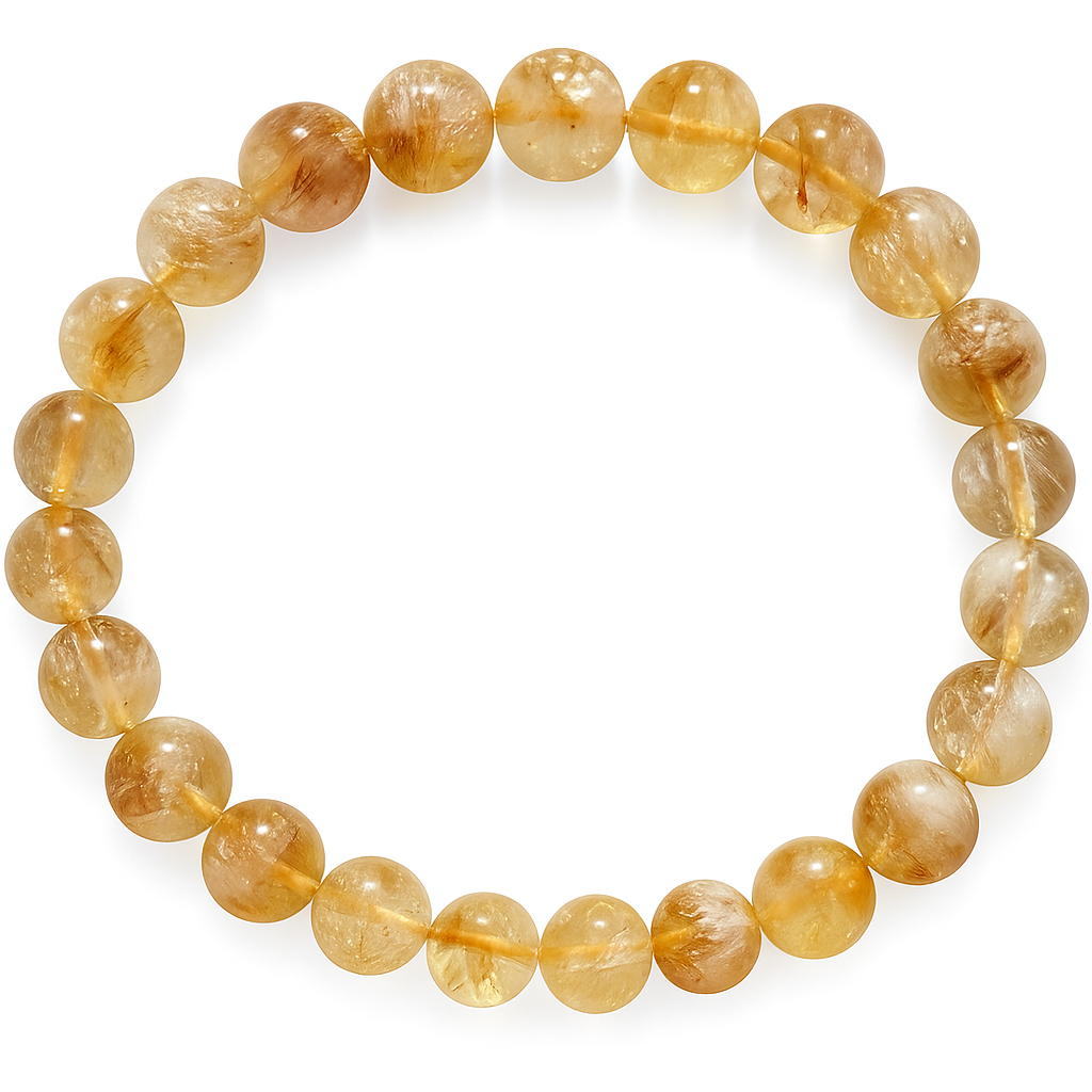 Citrine Crystal Bracelet – Natural Gemstone Jewelry for Women