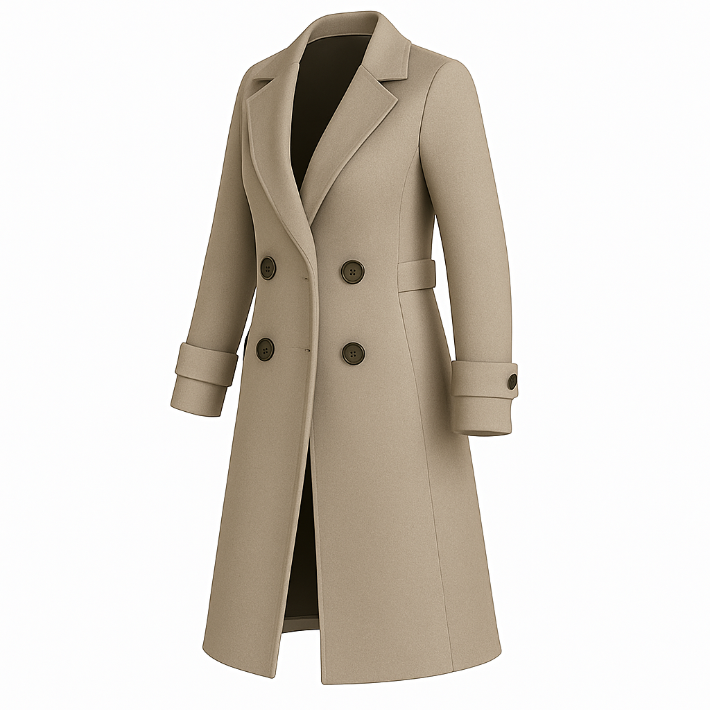 Classic Fit Trench Coat for Women