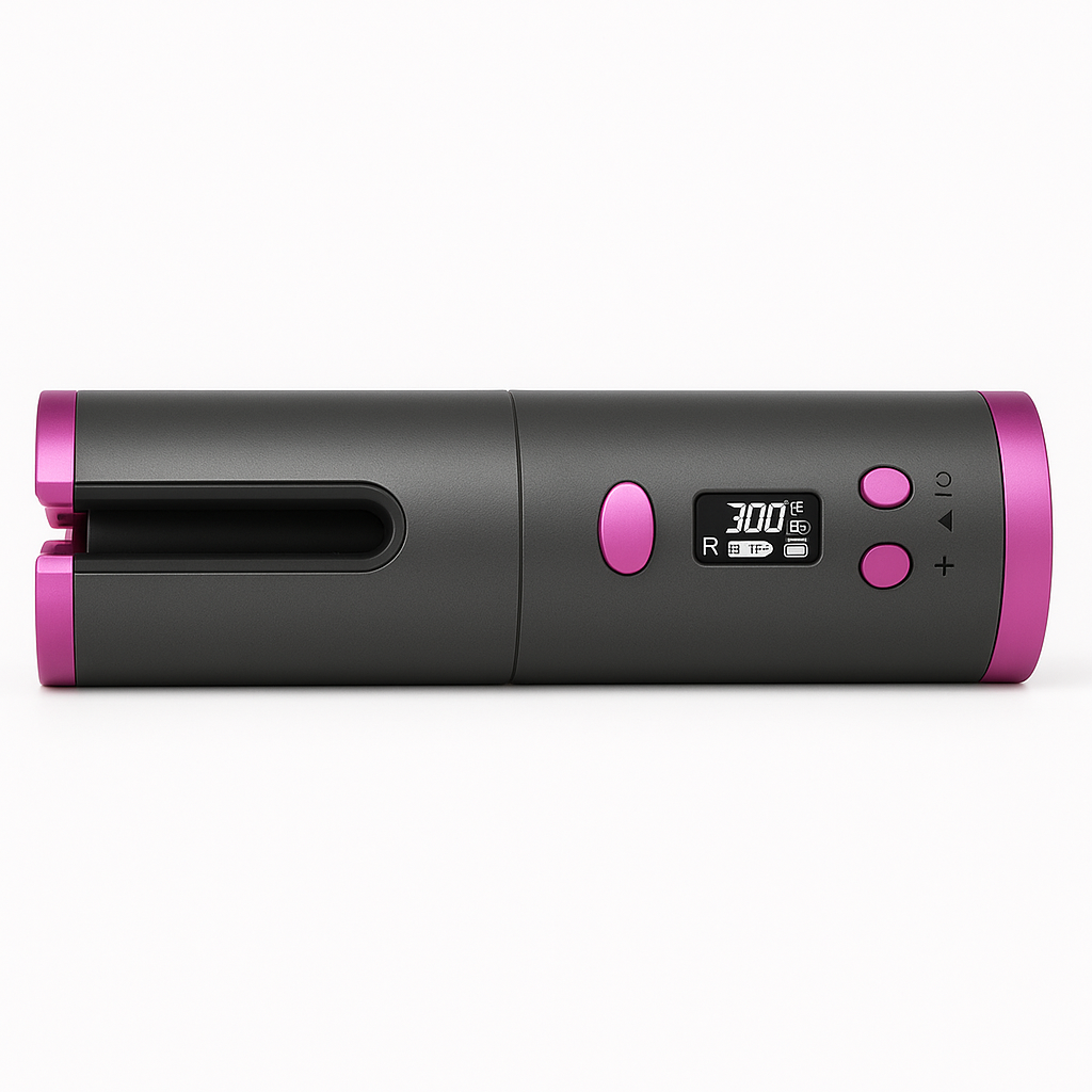 Cordless Automatic Hair Curler - Portable Smart Curling Iron