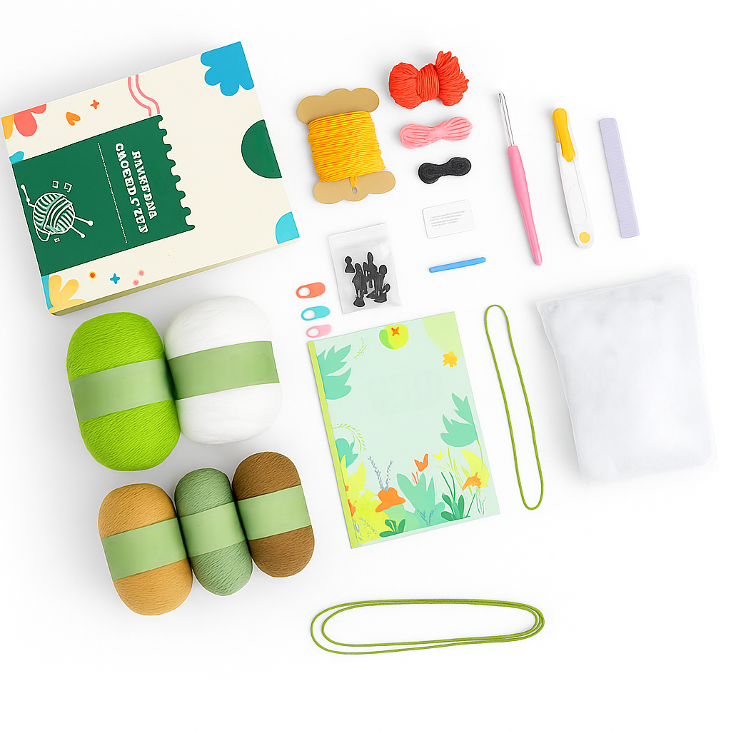 Crochet Kit for Beginners - Succulent Plush Set