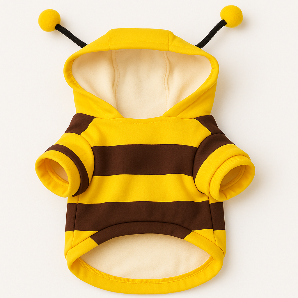 Cute Bee Hoodie Dog Costume for Halloween