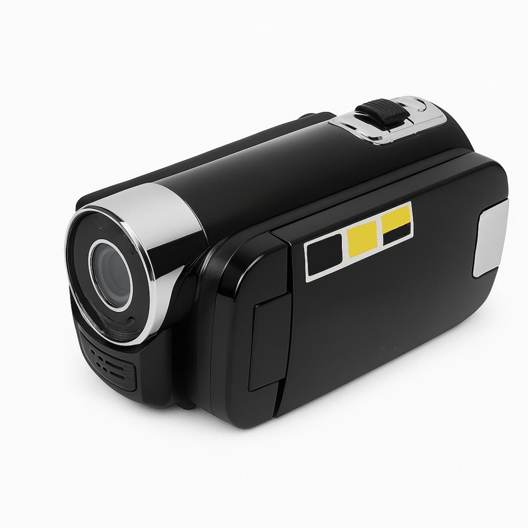 Digital Camera with Flip Screen, 1080P Camcorder 16X Zoom