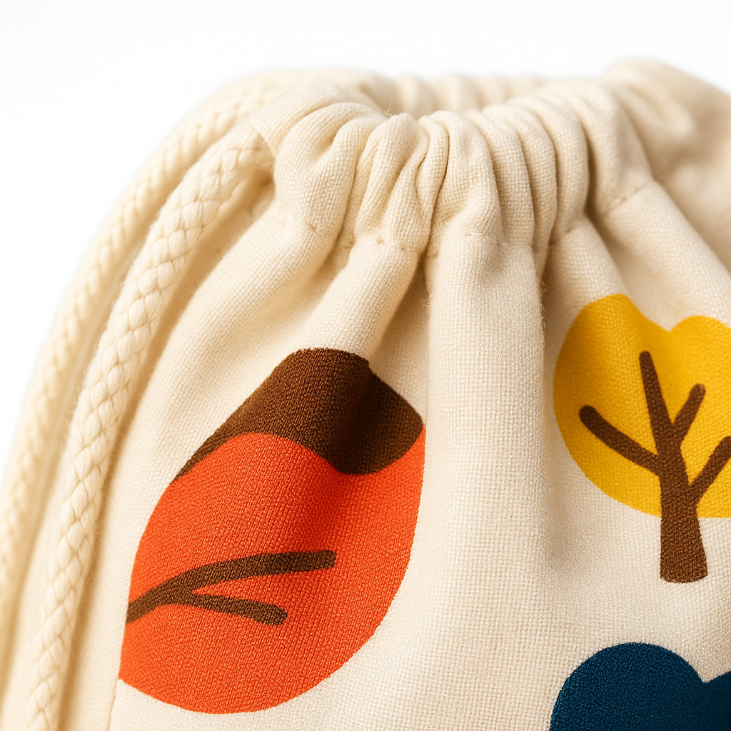 Drawstring Backpack — Owl Print Sack Bag for Kids